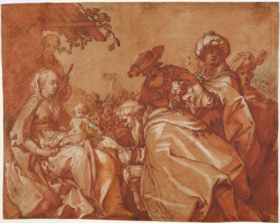 The Adoration of the Magi, 1624. Artist: Bloemaert, Abraham (1566-1651)