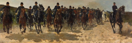 Cavalry, 1883-1888. Artist: Breitner, George Hendrik (1857-1923)