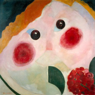 Girl with Ranunculus, 1914. Artist: Doesburg, Theo van (1883-1931)