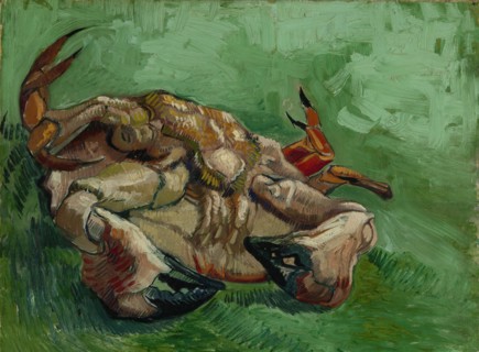 A crab, lying on his back, 1889. Artist: Gogh, Vincent, van (1853-1890)