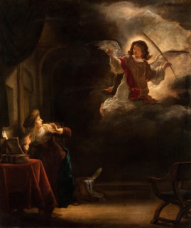 The Annunciation, 1655. Artist: Koninck, Salomon (1609-1656)