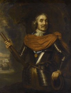 Maarten Harpertszoon Tromp (1597-1653), Dutch Admiral, 1653. Artist: Lievens, Jan (1607-1674)