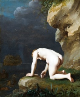 The Goddess Calypso rescues Ulysses, 1630. Artist: Poelenburgh, Cornelis, van (1594/95-1667)