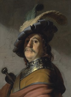 A man in a gorget and cap. Artist: Rembrandt van Rhijn (1606-1669)
