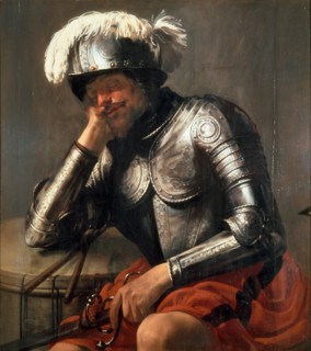 Mars Asleep, 1629. Artist: Terbrugghen, Hendrick Jansz (1588-1629)
