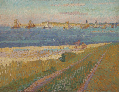The Schelde near Veere, 1907. Artist: Toorop, Jan (1858-1928)