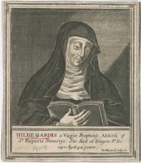 Hildegard of Bingen, 17th century. Artist: Anonymous