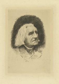 Portrait of the Composer Franz Liszt (1811-1886), 1886. Artist: Dake, Carel Lodewijk (1857-1918)