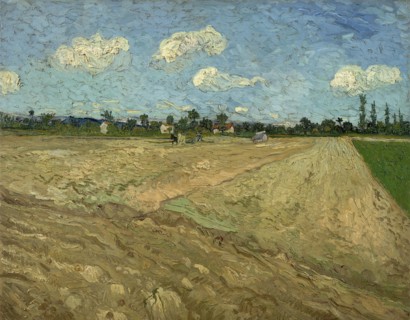 Ploughed fields (The furrows), 1888. Artist: Gogh, Vincent, van (1853-1890)