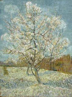 The pink peach tree, 1888. Artist: Gogh, Vincent, van (1853-1890)