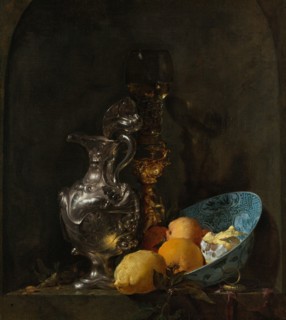 Still Life with Silver Jug, c. 1655-1656. Artist: Kalf, Willem (1619-1693)