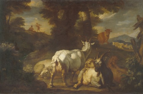Landscape with Mercury and Battus. Artist: Mulier, Pieter, the Younger (1637-1701)