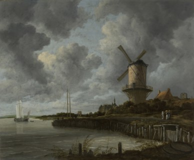 The mill at Wijk bij Duurstede, c. 1670. Artist: Ruisdael, Jacob Isaacksz, van (1628/29-1682)