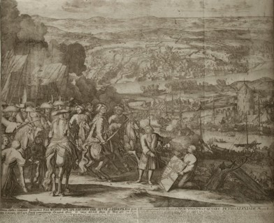 Siege of the Turkish Fortress Azov by Russian Forces in 1696, um 1700. Artist: Schoonebeek (Schoonebeck), Adriaan (1661-1705)