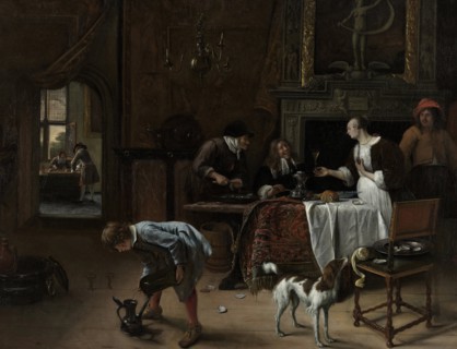 Easy come, easy go, 1661. Artist: Steen, Jan Havicksz (1626-1679)