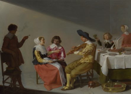 A Musical Party, 1631. Artist: Velsen, Jacob, van (1597-1656)