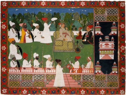 Ajit Singh (1678?1724), the Maharaja of Jodhpur, Mid of the 18th cen.. Artist: Indian Art