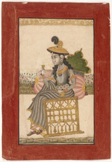 A Bejeweled Lady. Artist: Anonymous