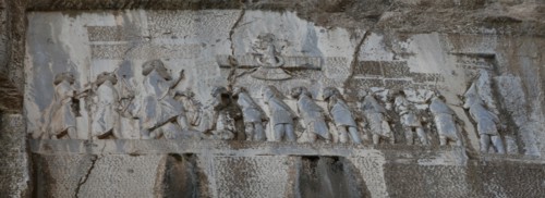 Darius I the Great. The Behistun Inscription, 6th century BC. Artist: Assyrian Art