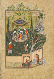 Folio from Haft Awrang (Seven Thrones) by Jami, 1550s. Artist: Iranian master