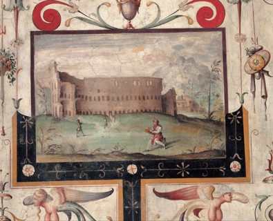 View of the Colosseum, 1544. Artist: Anonymous