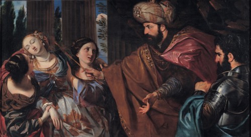 Esther before Ahasuerus, Between 1660 and 1670. Artist: Bonatti, Giovanni (1635-1681)