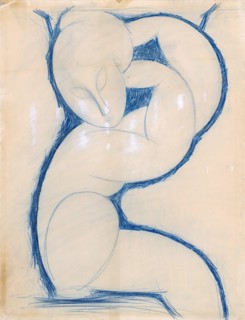 Caryatid, 1913-1915. Artist: Modigliani, Amedeo (1884-1920)