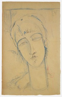 Anna Akhmatova (Ritratto di Donna Rossa), 1915. Artist: Modigliani, Amedeo (1884-1920)
