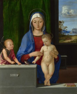 The Virgin and Child with Saint John, c. 1510. Artist: Antonio de Solario (active 1502-1518)