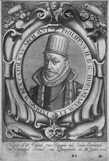 Portrait of Philip II (1527-1598), King of Spain and Portugal. Artist: Benaglia, Giuseppe (1796-1830)