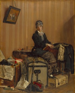 The Customs, 1877. Artist: Mancini, Antonio (1852-1930)