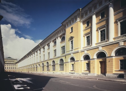 Architect Rossi Street in Saint Petersburg, 1828-1832. Artist: Rossi, Carlo (1775-1849)