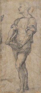Standing youth holding a book, ca 1515. Artist: Andrea del Sarto (1486-1531)