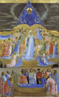 Death and Assumption of the Virgin, ca 1432. Artist: Angelico, Fra Giovanni, da Fiesole (ca. 1400-1455)