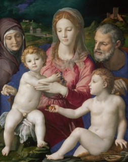 The Holy Family with Saints Anne and John the Baptist, 1546. Artist: Bronzino, Agnolo (1503-1572)