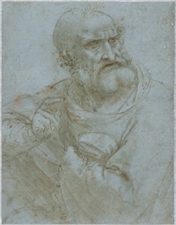 Half-Length Figure of an Apostle, 1493-1495. Artist: Leonardo da Vinci (1452-1519)
