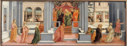 Esther before Ahasuerus, 1478-1480. Artist: Lippi, Filippino (1457-1504)
