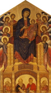 Maesta of Santa Trinita, c. 1280. Artist: Cimabue, Giovanni (ca 1240-1302)