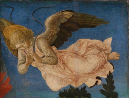 Angel (Panel of the Pistoia Santa Trinità Altarpiece), 1455-1460. Artist: Pesellino, Francesco di Stefano (1422-1457)
