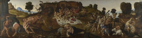 The Fight between the Lapiths and the Centaurs, c. 1500-1515. Artist: Piero di Cosimo (ca 1462-ca 1521)