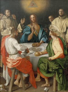 The Supper at Emmaus, 1525. Artist: Pontormo (1494-1557)