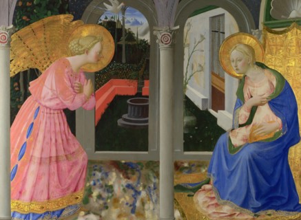 The Annunciation, c. 1440. Artist: Strozzi, Zanobi (1412-1468)