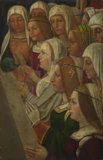 Female Members of a Confraternity, c. 1500. Artist: Italian master