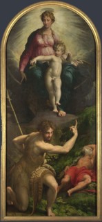The Madonna and Child with Saints John the Baptist and Jerome, 1527. Artist: Parmigianino (1503-1540)