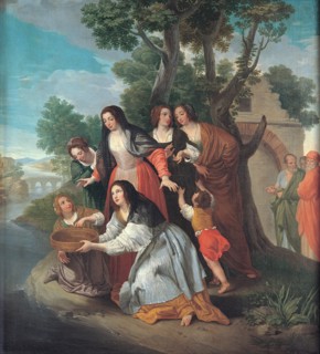 The Vestal Tuccia, Second Half of the 18th cen.. Artist: Corvi, Domenico (1721-1803)