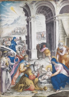 The Adoration of the Magi. Artist: Clovio, Giulio (1498-1575)
