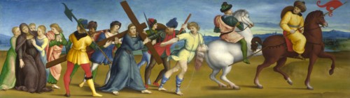 The Procession to Calvary, 1504-1505. Artist: Raphael (1483-1520)