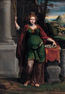 Saint Lucy, 1535-1540. Artist: Garofalo, Benvenuto Tisi da (1481-1559)