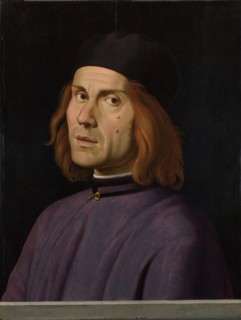 Portrait of Battista Fiera, c.1508. Artist: Costa, Lorenzo (1460-1535)