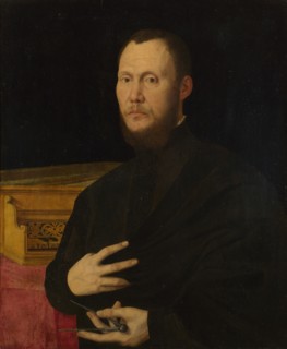 Portrait of a Musician, c. 1565. Artist: Campi, Bernardino (1522-1591)
